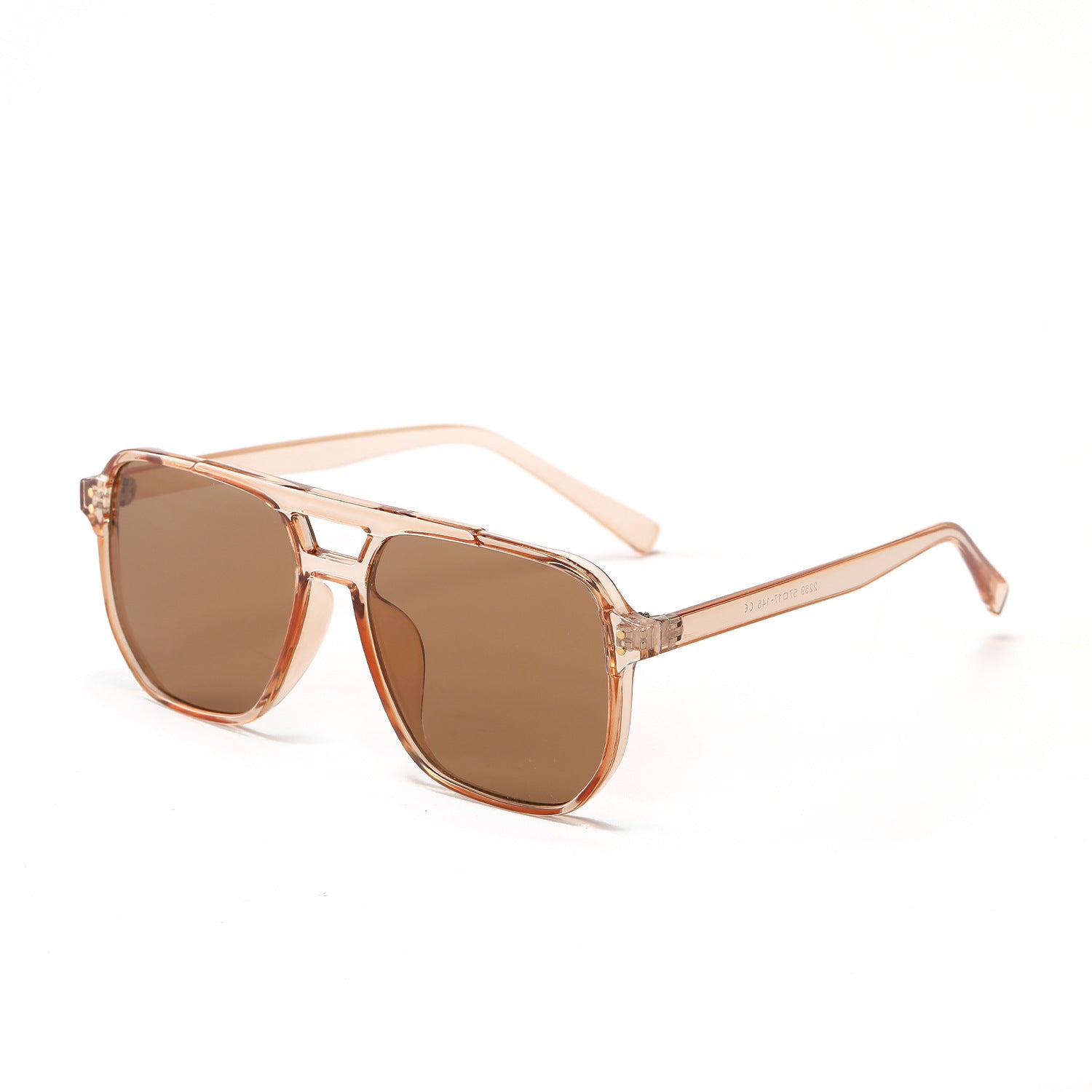 Double beam square sunglasses,