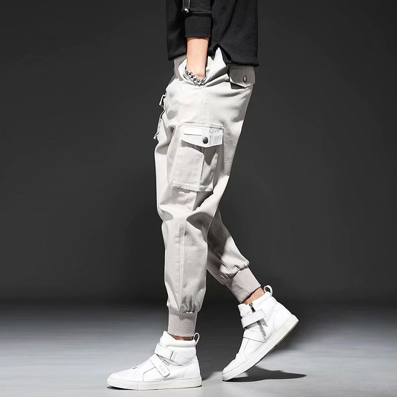 Nine Points Men's Summer Thin Korean Style Trendy Long Trousers