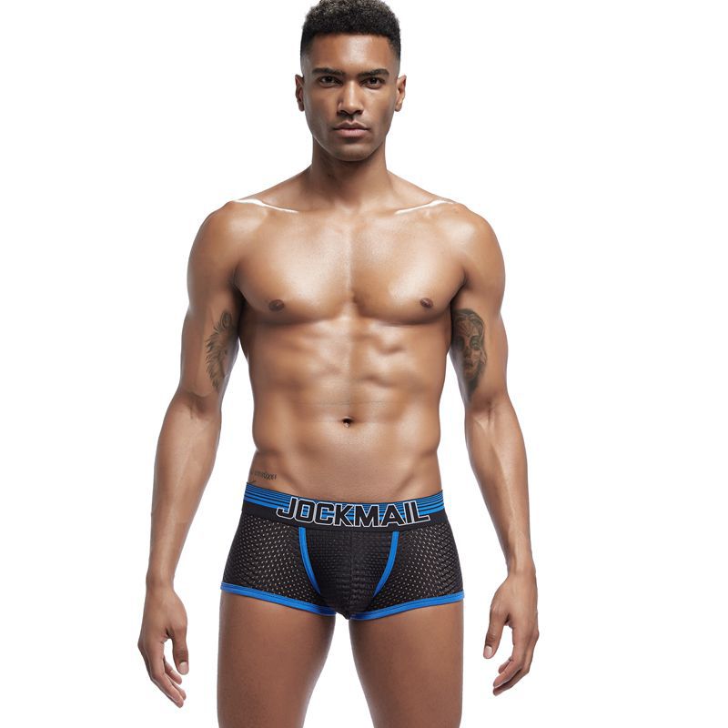 Men Underwear Boxer Breathable Mesh boxing