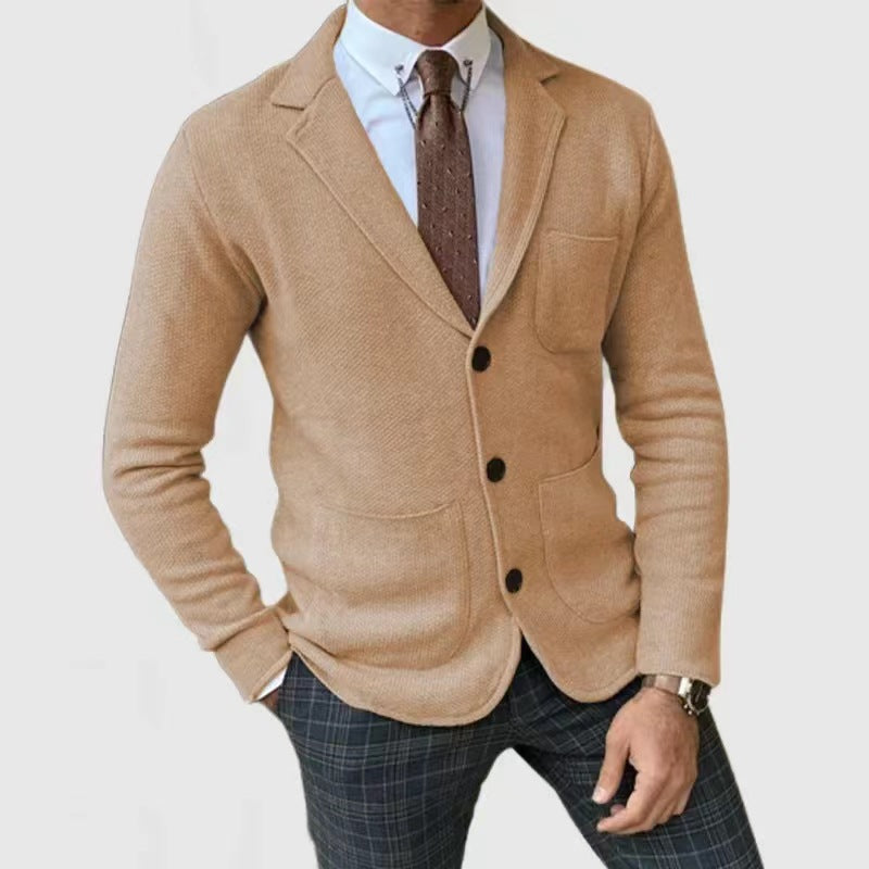 Casual fitted English style formal suit