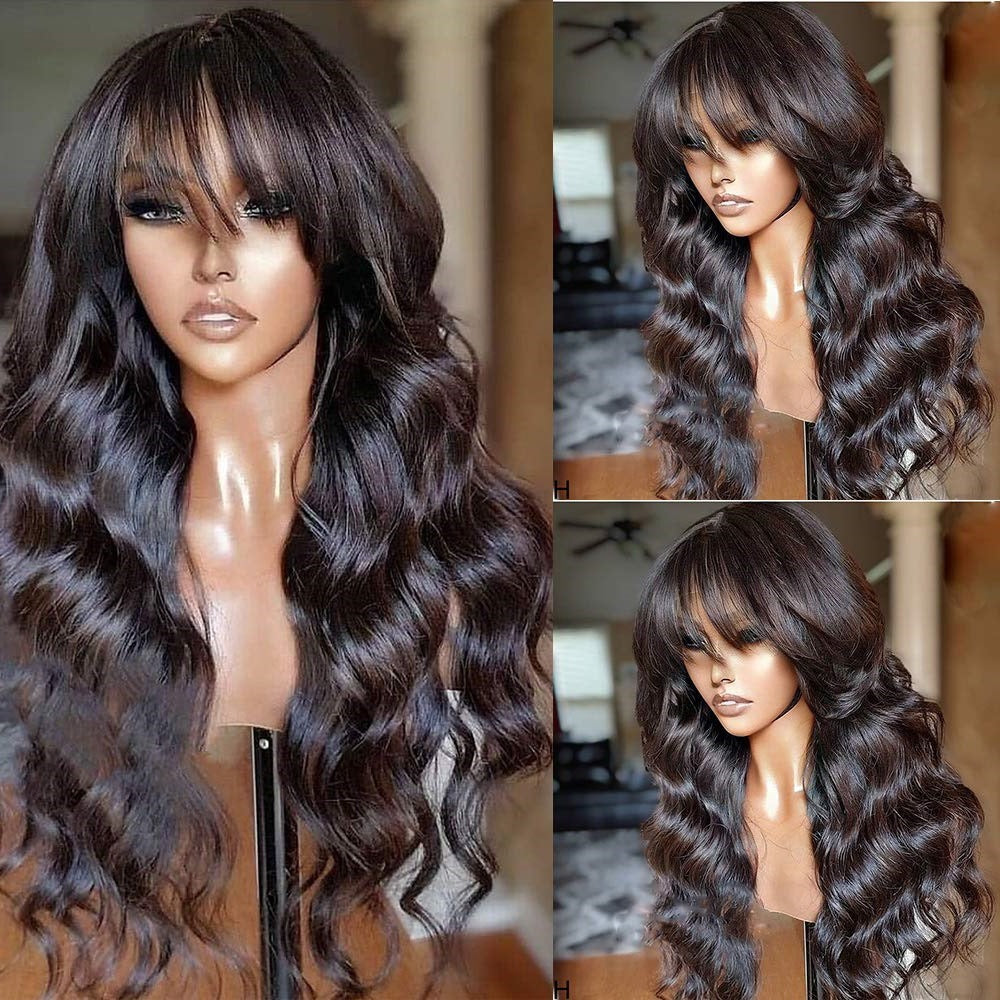 Cheveux  Curly Long en fibre