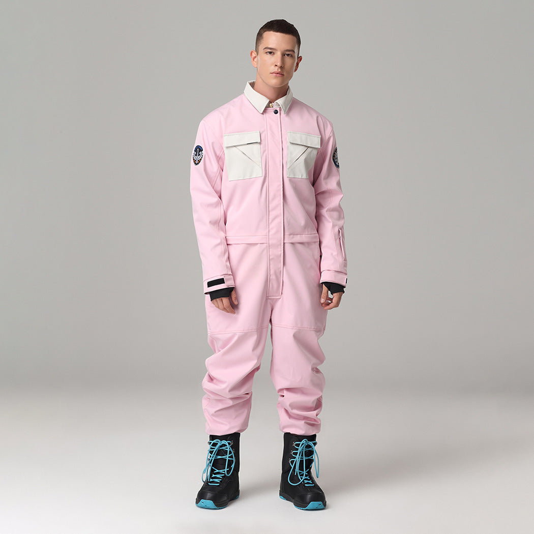 Waterproof Windproof Thermal One-piece Ski Suit