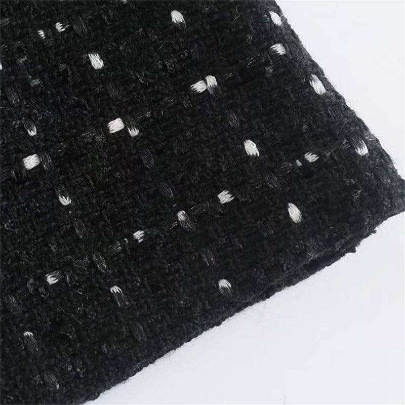 DECORATIVE WOOL PEARL STRAP DRESSES