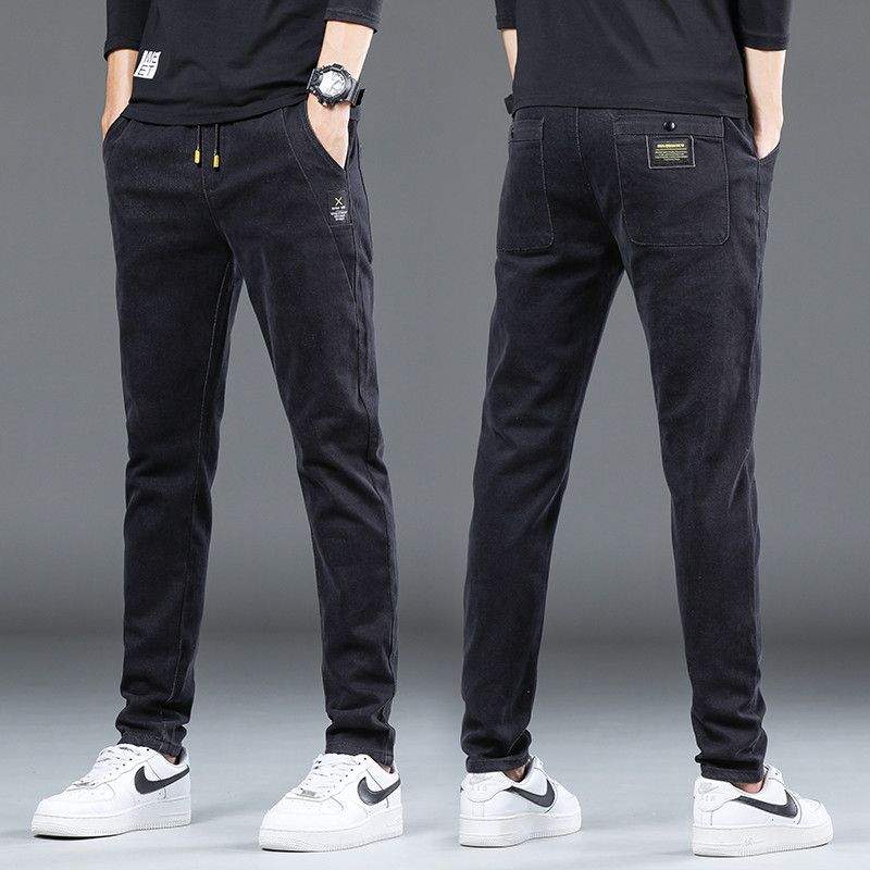 Denim Stretch Casual Men's Trousers Thin