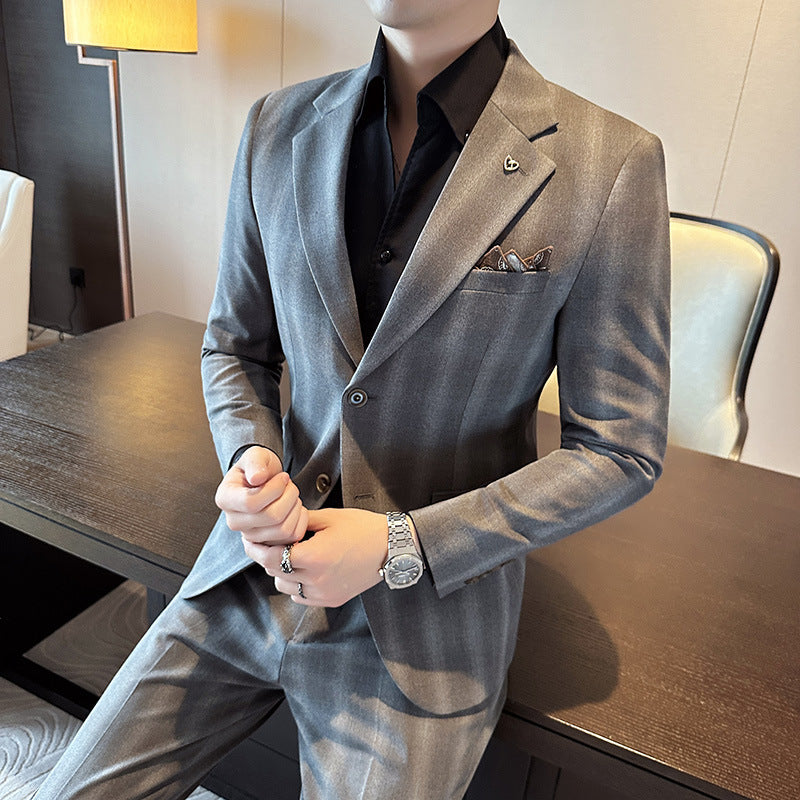 Men's leisure suits, formal wear, two-piece set