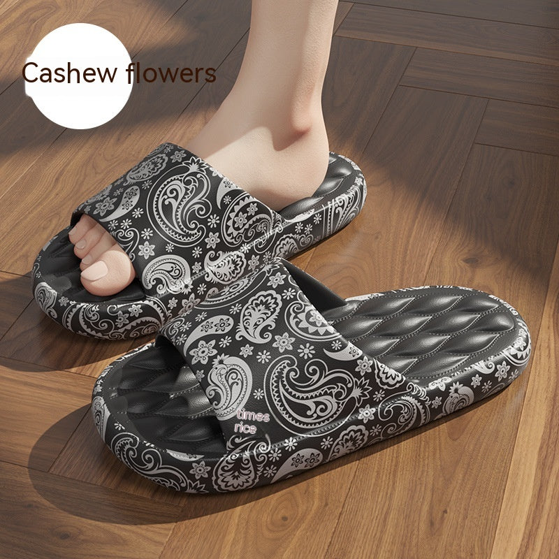 Men's And Women's Fashion Home Bathroom Non-slip Slippers