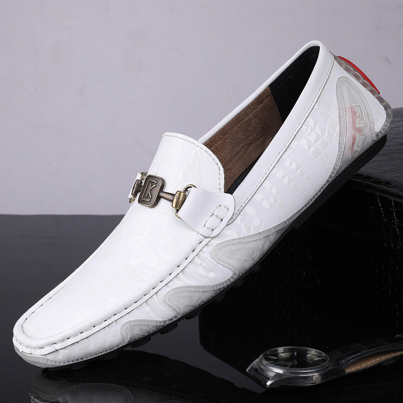 Men's First Layer Cowhide Leather Casual Shoes 