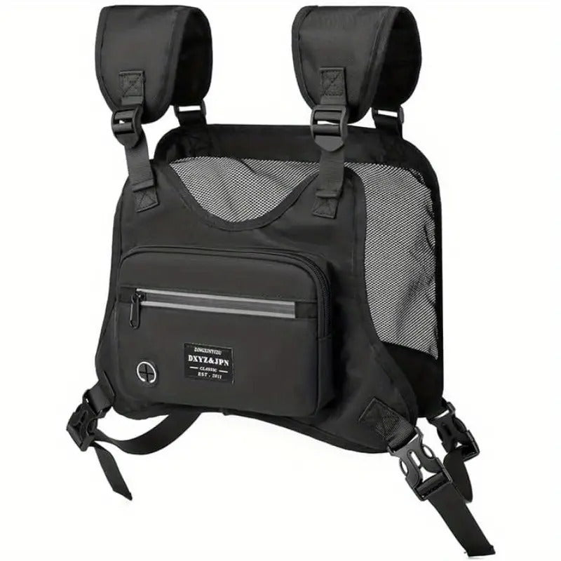 Adjustable Reflective Pocket, Breathable Chest Bag, Suitable