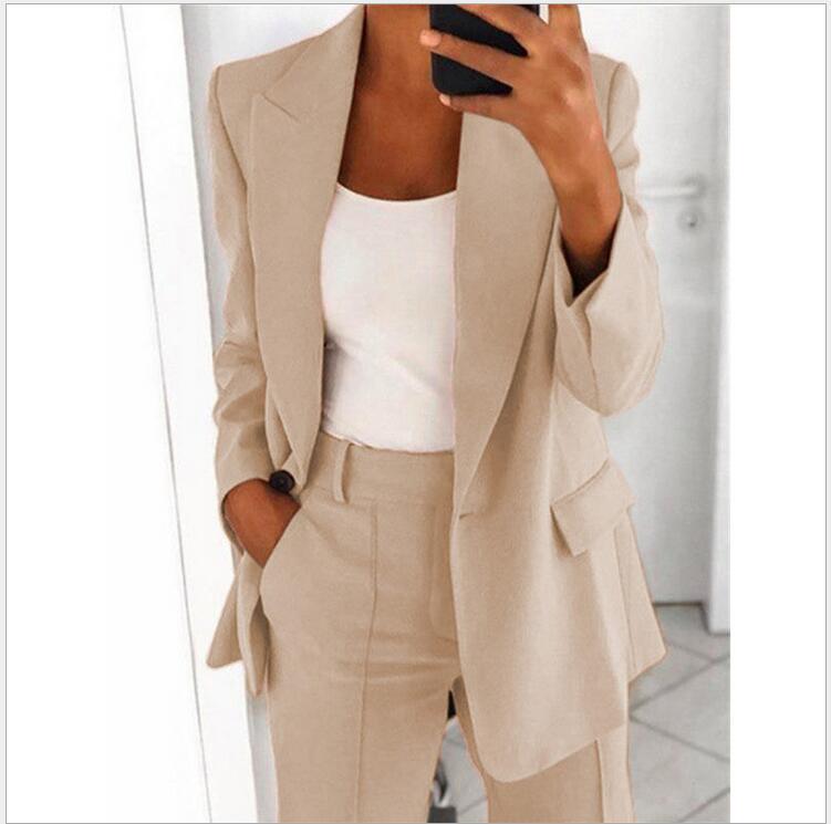 ode collar polo cardigan fitted graceful suit jacket women