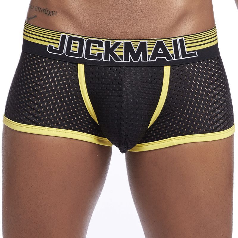 Men Underwear Boxer Breathable Mesh boxing