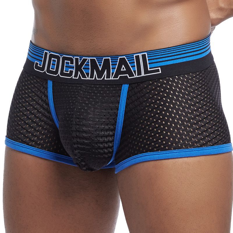 Men Underwear Boxer Breathable Mesh boxing