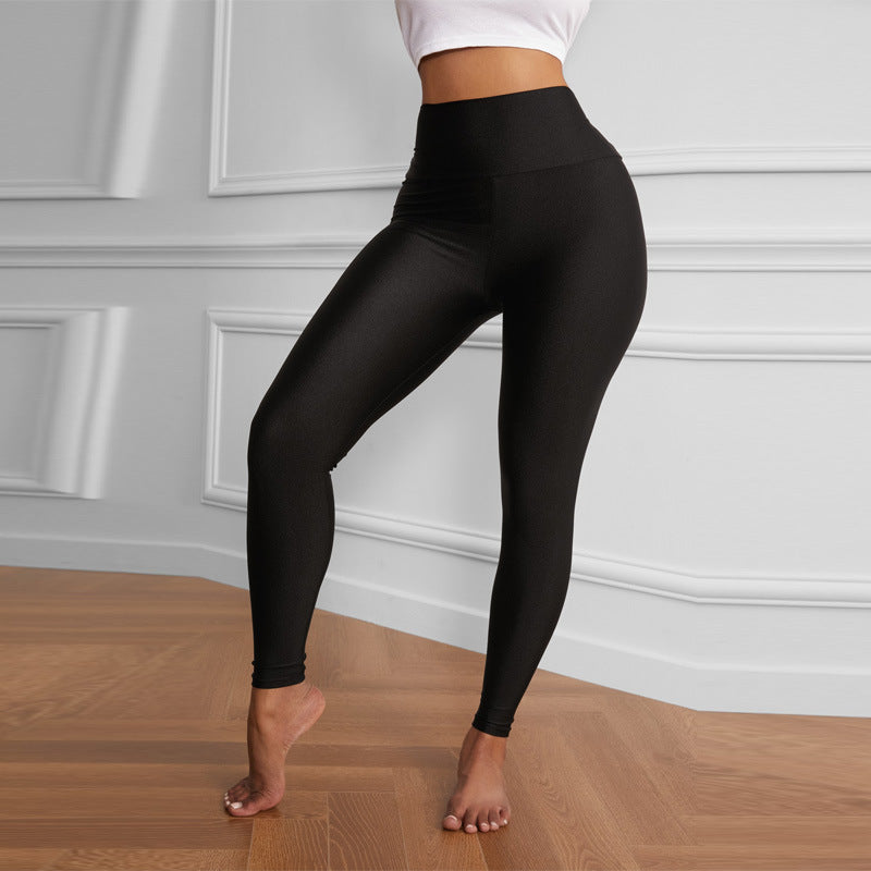 Leggings Slim Fit de couleur unie pour femmes