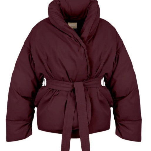 Manteau Thermique à Col Montant