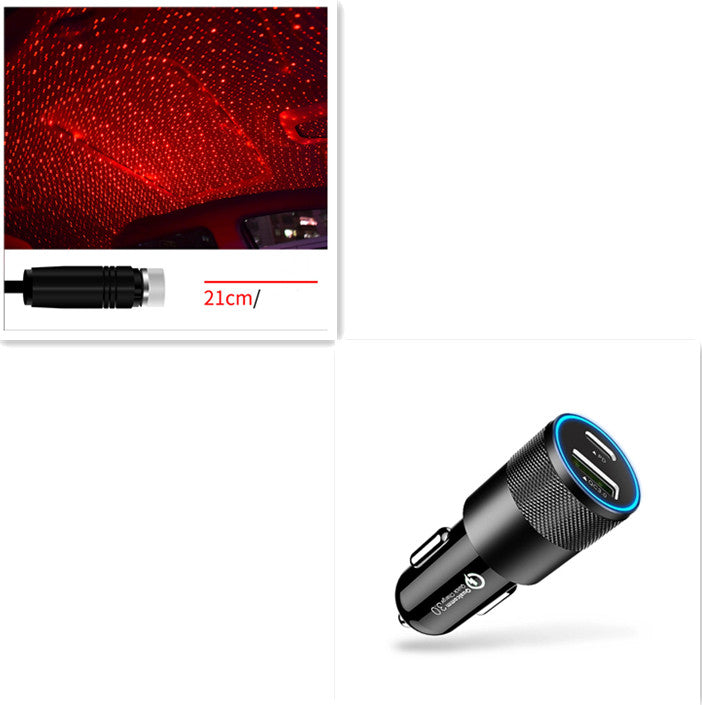 Star Light Projector Party Lights USB Car Interior Lighting Starry Sky Galaxy Night Lights