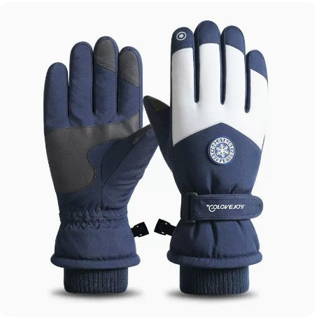 Ski Gloves Winter Men Plush Insulation