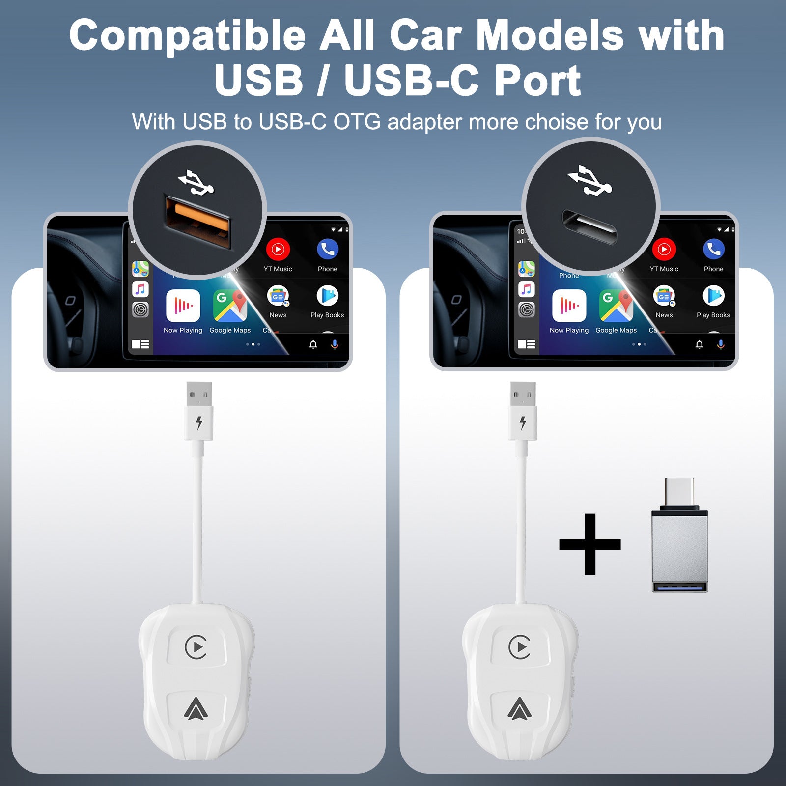 Wireless Carplay Multi-function Mobile Phone Wireless Same Screen Adaptor